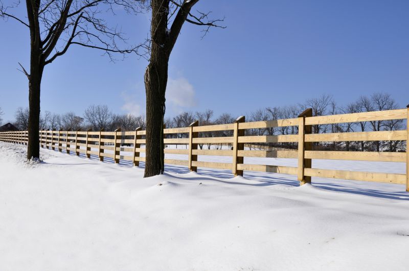 Fence Repair in Mild Winter