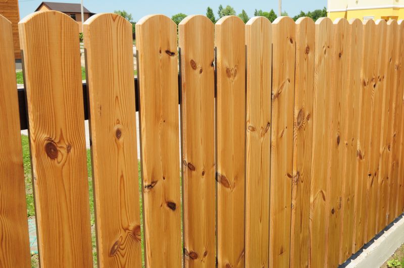 Finished Wood Fence